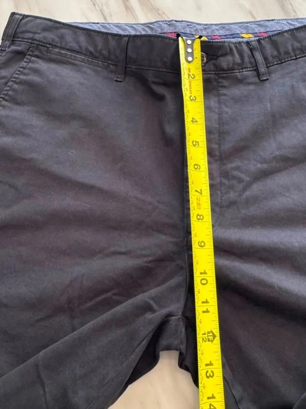 Cremieux Comfort Stretch Pants 36x30 Men's Black Tapered Leg Madison Fit Chino
